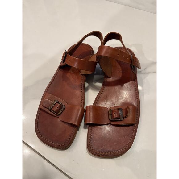 Men’s Biblical Camel Leather Sandals Size 4 (US 11) main image 10